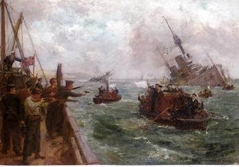 unknow artist Seascape, boats, ships and warships. 02